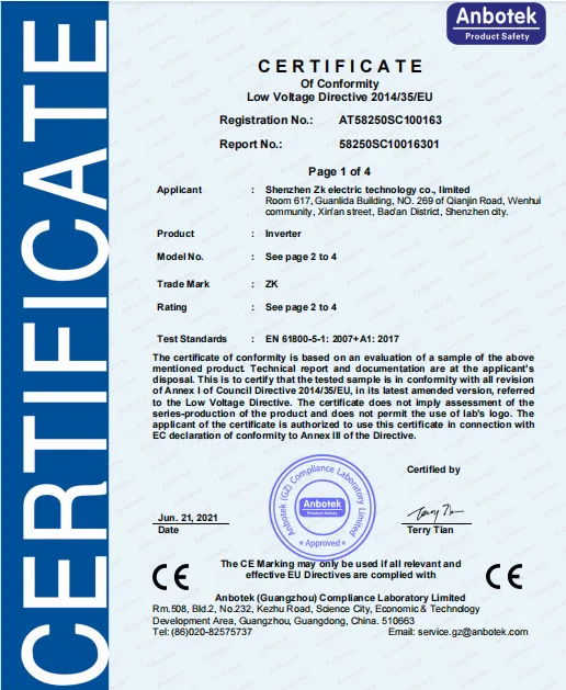 chinese solar vfd company